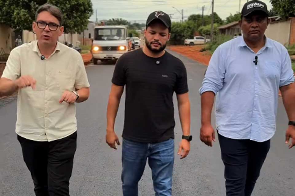 Emenda de Edevaldo Neves garante asfaltamento e quase 5 km de novas vias em Jaru