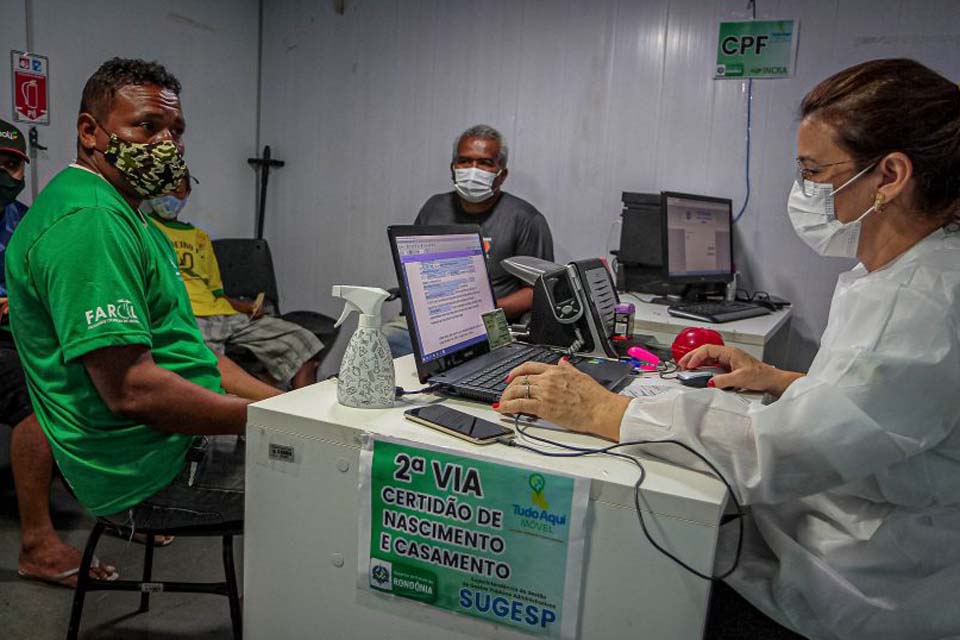 Mais de 6 mil atendimentos realizados pela Unidade Móvel do Tudo Aqui em Rondônia