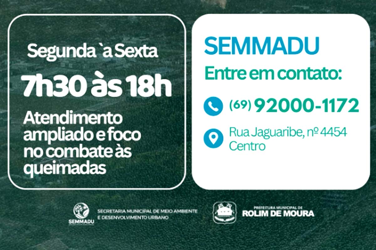 SEMMADU amplia horário de atendimento e reforça combate a queimadas