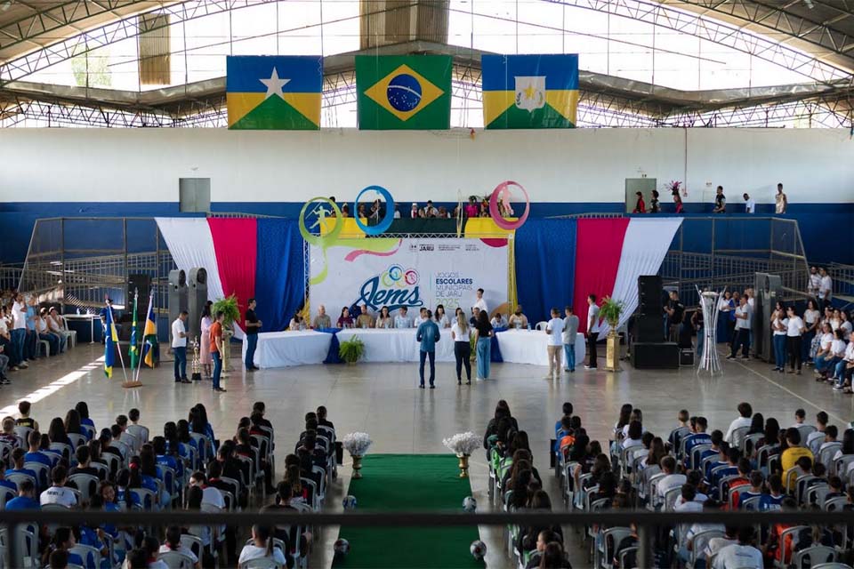 Prefeitura de Jaru realiza cerimônia de abertura dos Jogos Escolares Municipais