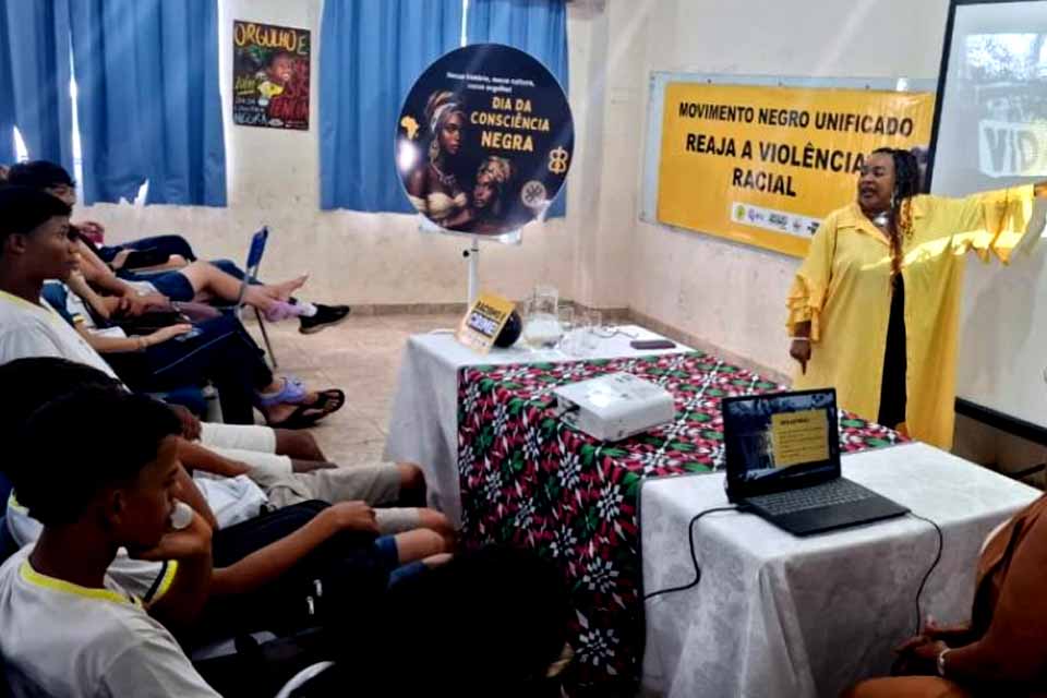 SINTERO leva debate sobre Consciência Negra para o cotidiano das escolas da Regional Guaporé