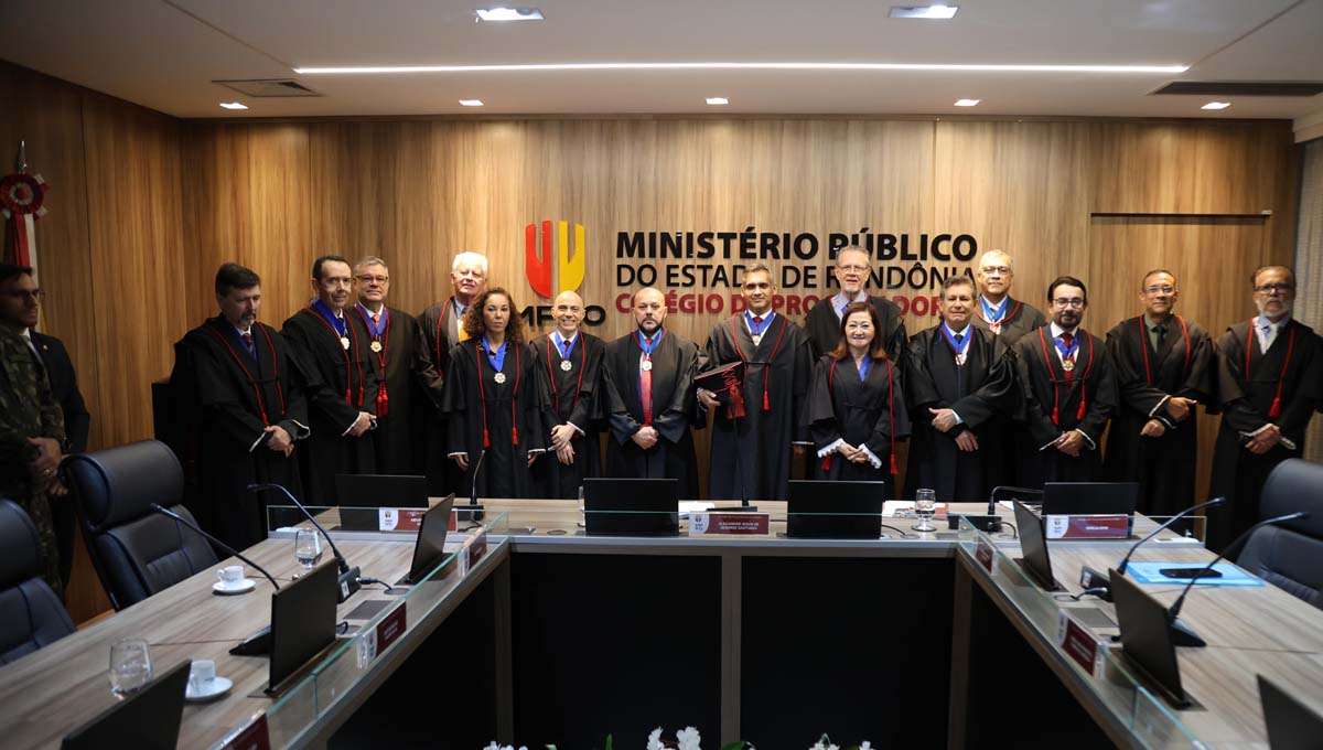 MPRO empossa Rodrigo José Dantas Lima e Jorge Romcy Auad Filho como procuradores de Justiça