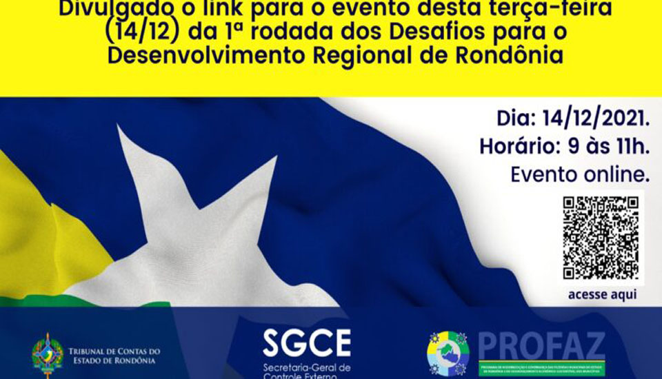 Aberta na sexta-feira, 1ª Rodada: Desafios para o Desenvolvimento Regional de Rondônia tem continuidade nesta terça-feira