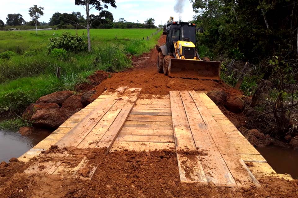 Semosp recupera pontes danificadas no último final de semana