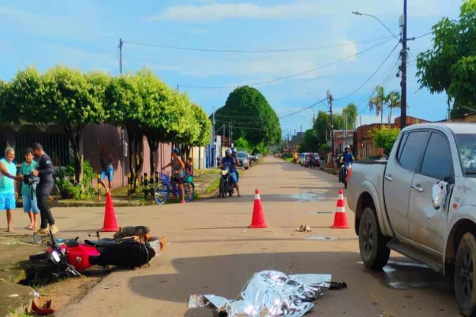 Motociclista morre em grave acidente na zona Leste de Porto Velho