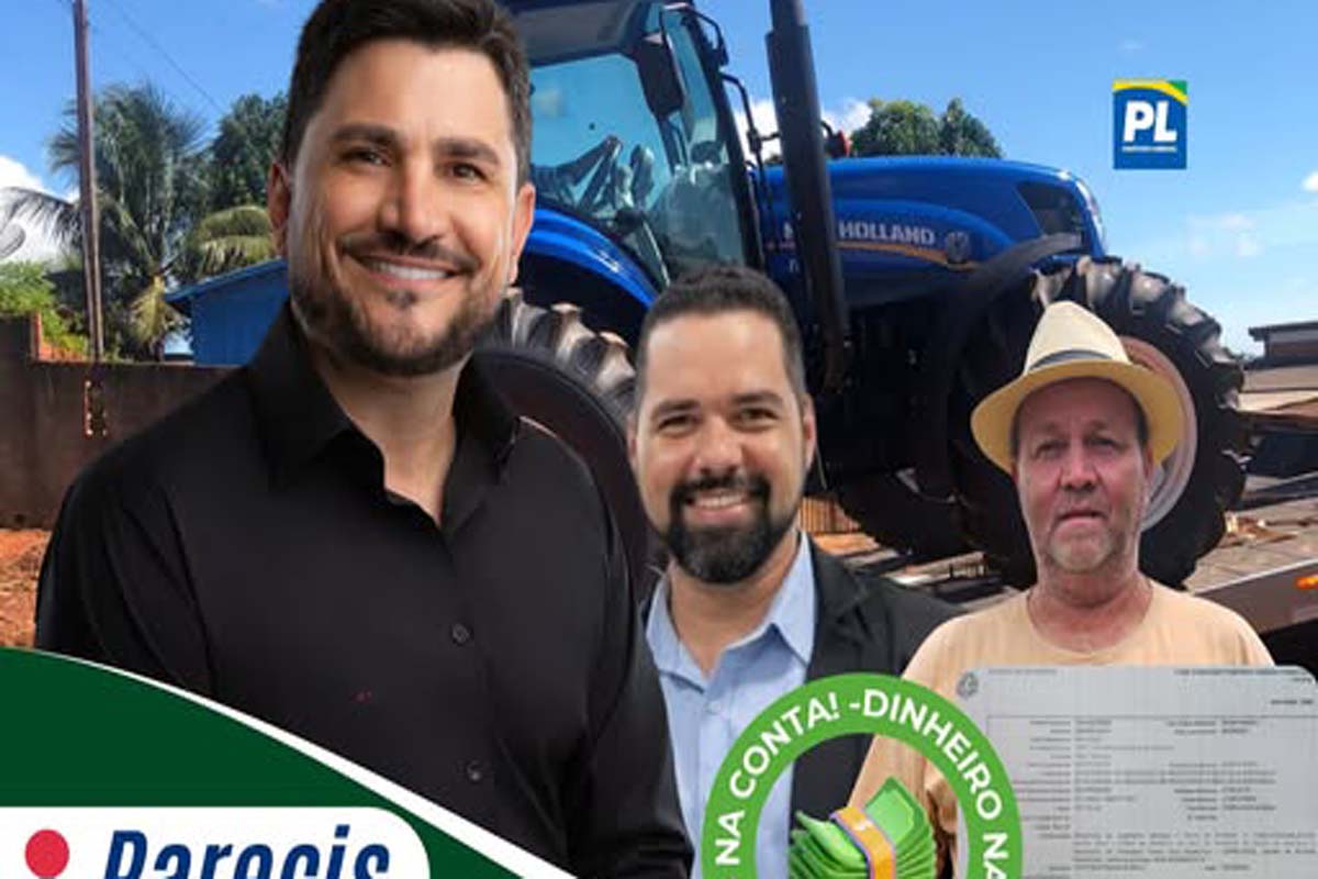 Jean Mendonça destina R$ 405 mil para compra de trator e implementos agrícolas em Parecis