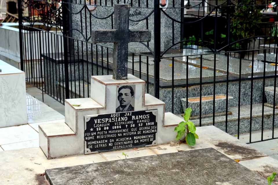 Cemitério dos Inocentes guarda parte da história de Porto Velho e do Brasil; escritor Vespasiano Ramos foi sepultado 