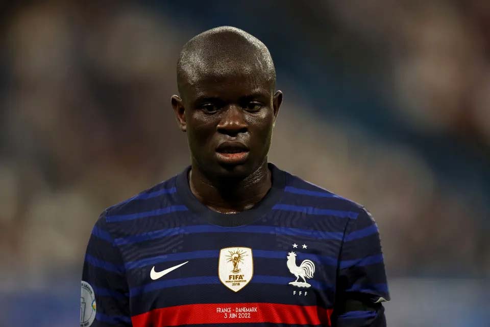 Kanté, da França, passa por cirurgia e está fora da Copa do Mundo