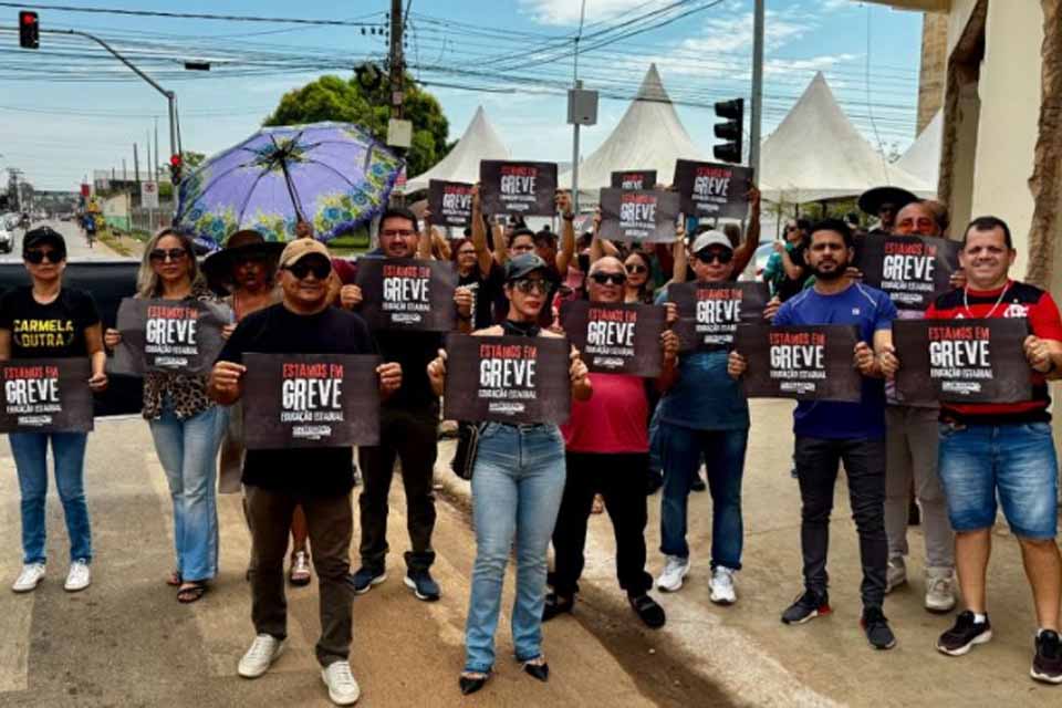 SINTERO: Profissionais da educação estadual realizam Pit-Stop e anunciam nova mobilização em Porto Velho