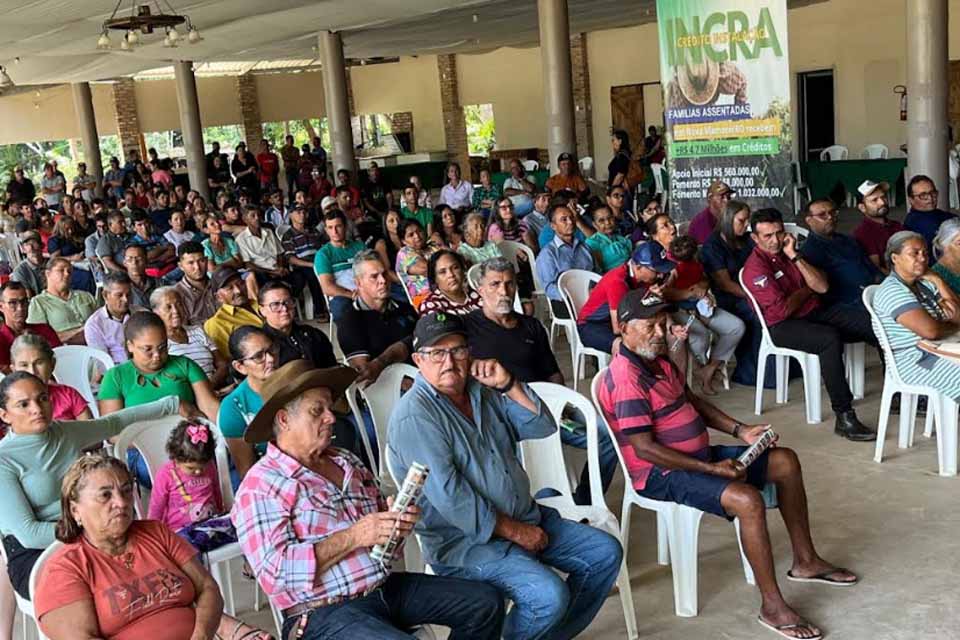 Valores dos créditos do Incra em Rondônia estão nas contas das famílias assentadas a partir de hoje