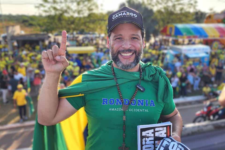 Delegado Camargo participa da manifestação “Reaja Brasil” em Porto Velho