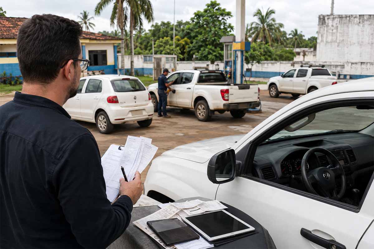 Abastecimentos em minutos, à noite e acima da capacidade dos tanques colocam R$ 1,5 milhão em combustível na mira do TCE em Rondônia