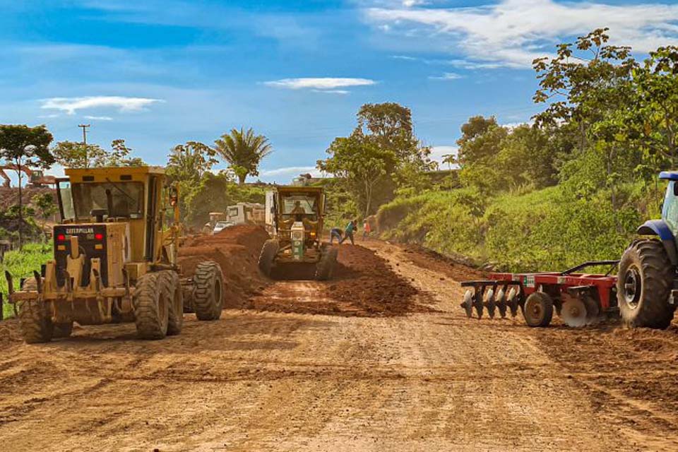 Garantindo melhor acesso ao município, obras do DER avançam na RO-470