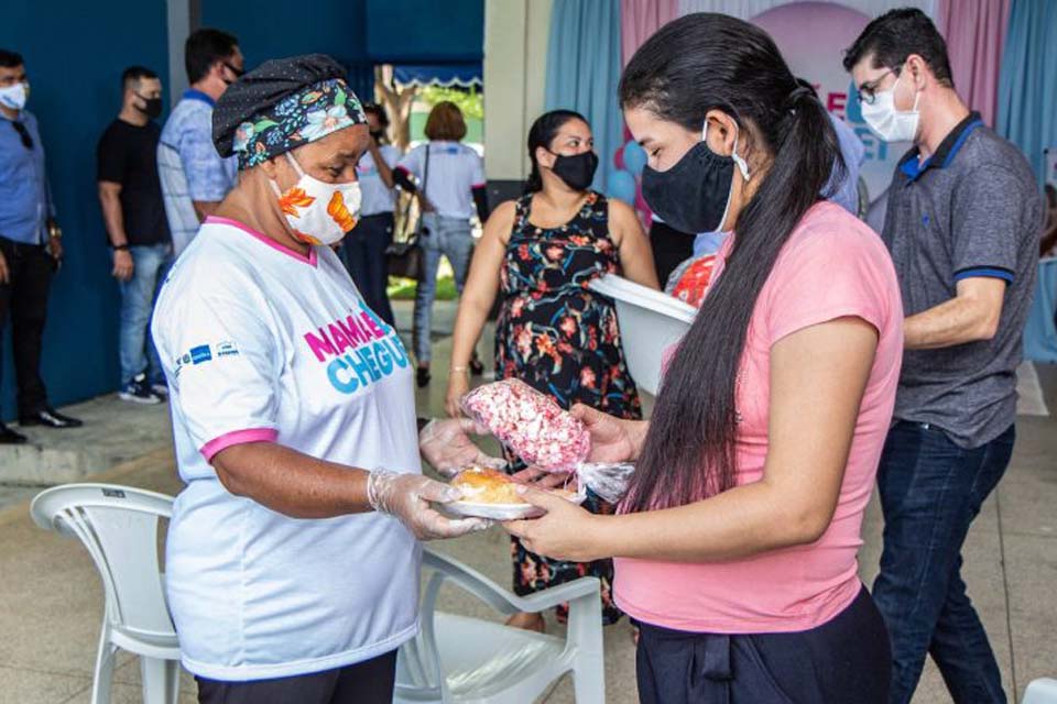 Semasf e Semusa promovem ação itinerante do Programa Mamãe Chegue