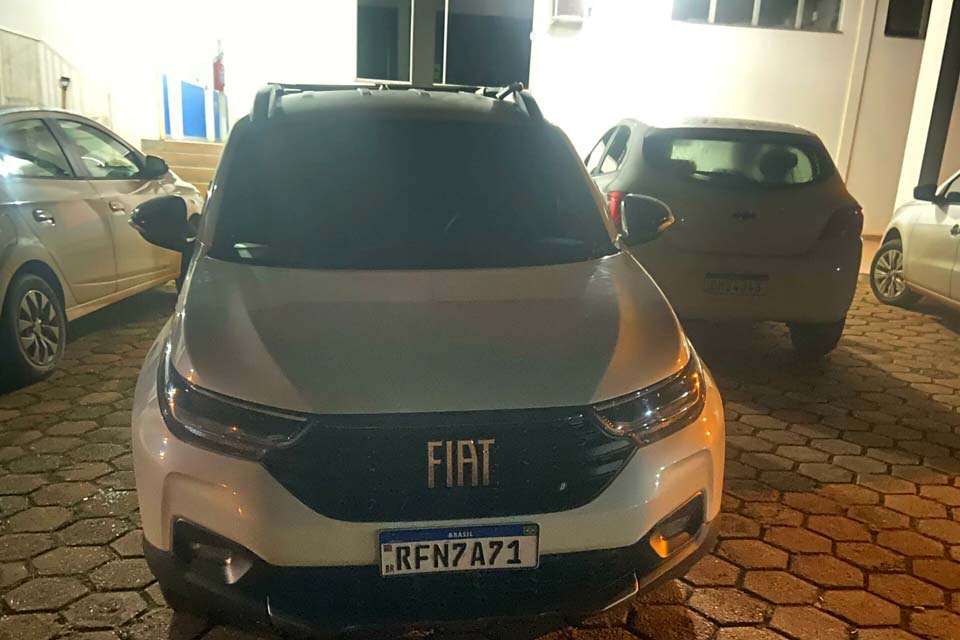 PATAMO apreende Strada clonada de Minas Gerais em Rolim de Moura