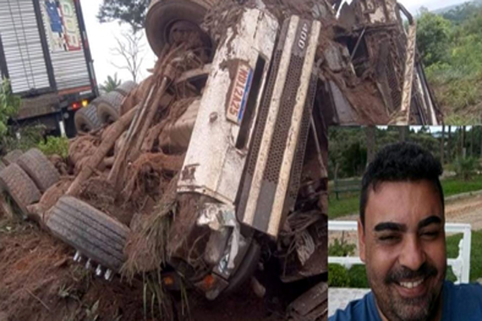 Caminhoneiro morre após carreta carregada de gado tombar na RO 391