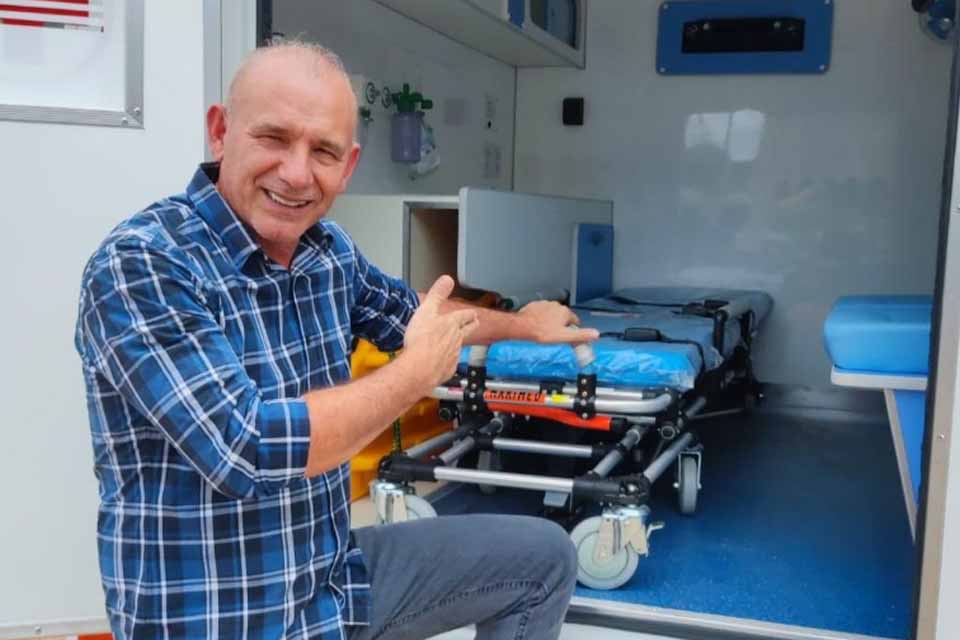 Assentamento Tiago Campin recebe nova ambulância destinada pelo deputado Ezequiel Neiva