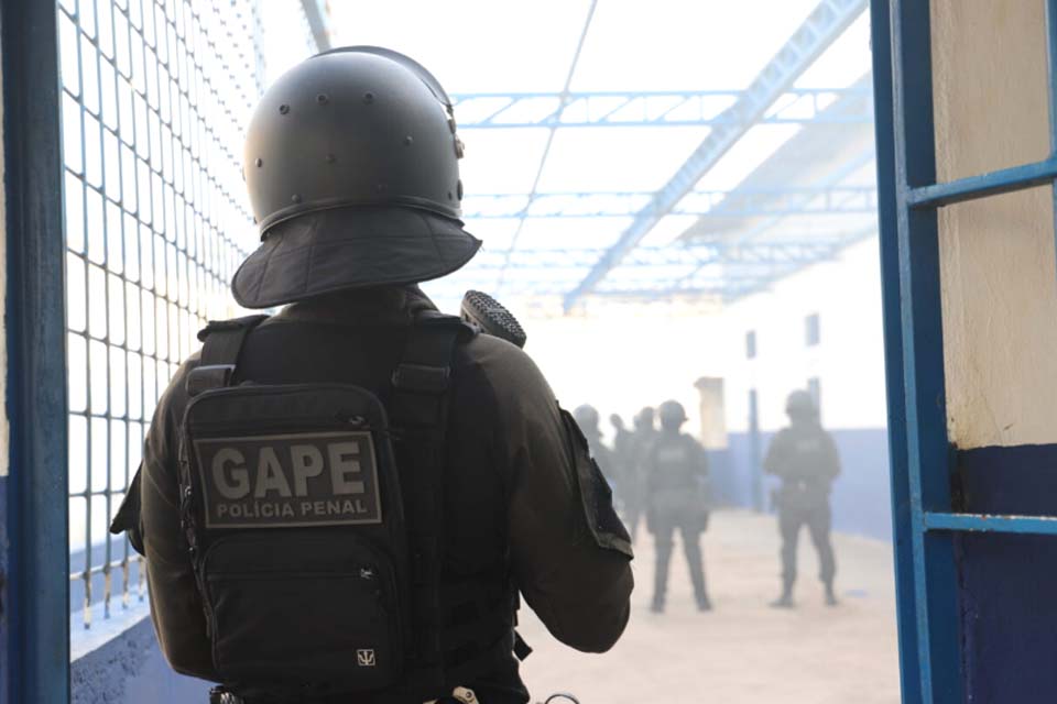 Polícia Penal atua na 11ª fase da Operação Mute contra comunicações ilícitas em unidade prisional de Porto Velho