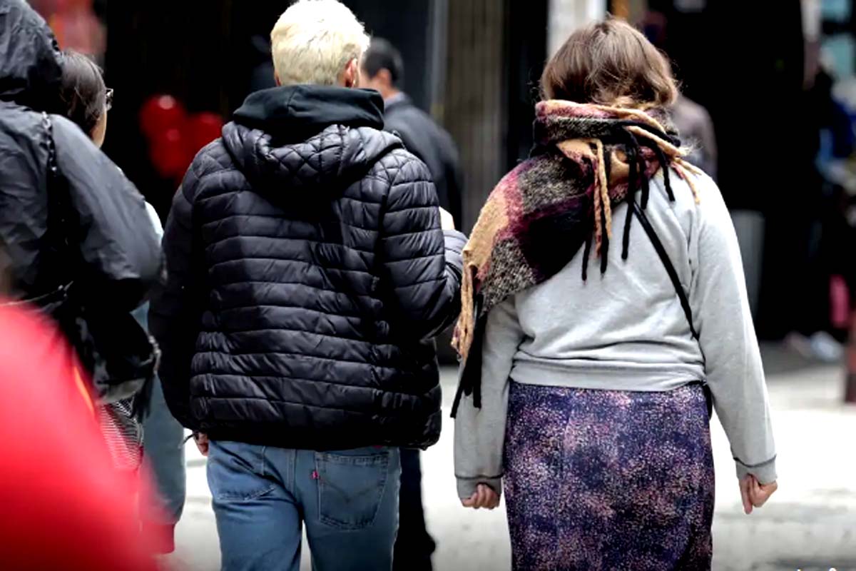Frente fria associada a ciclone baixa temperatura no Sul do país