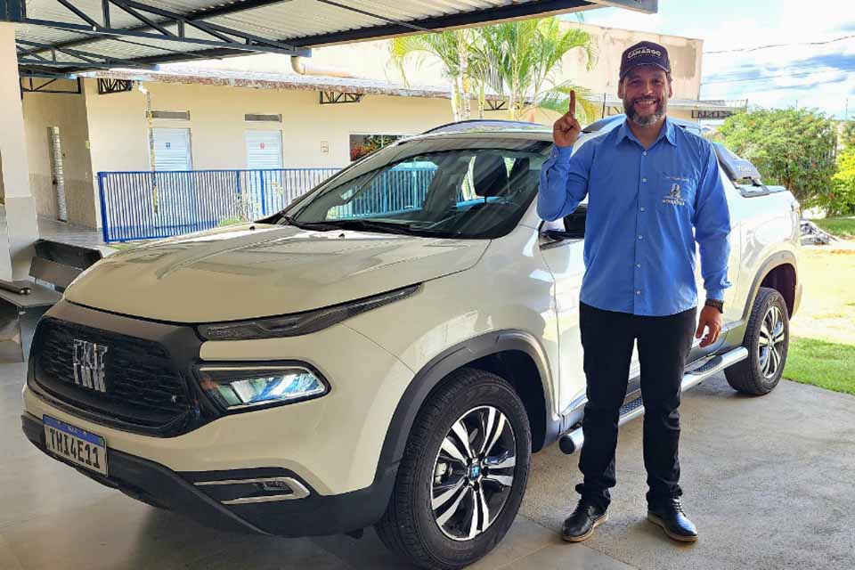 Deputado Delegado Camargo destina veículo para Lar Fraterno da Terceira Idade em Ariquemes