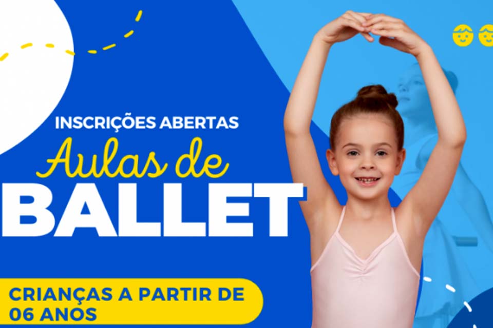 Fundação de Cultura Esporte abre inscrições para aulas de balé
