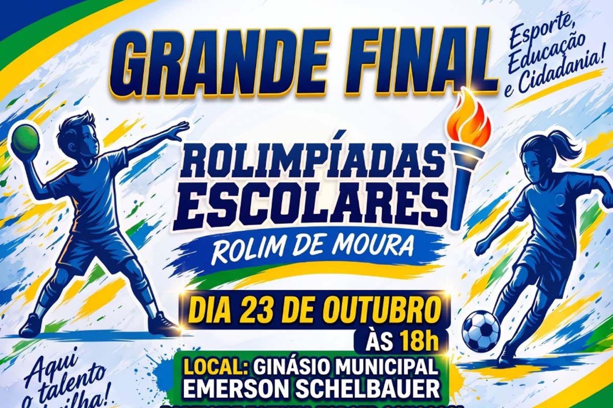 Prefeitura convida toda comunidade para prestigiar as grandes finais das Rolimpíadas 2026