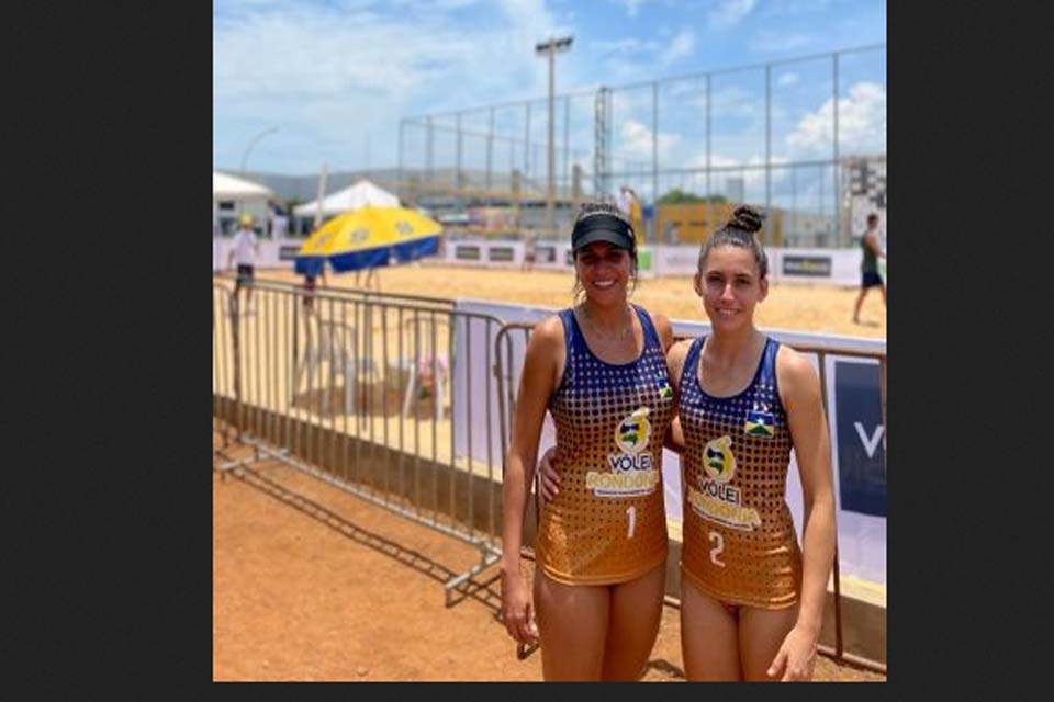Dupla rondoniense é destaque no Circuito Amazônia de Vôlei de Praia e treina forte para o Brasileiro