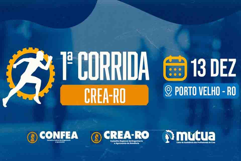 CREA-RO abre inscrições para a 1ª Corrida em celebração ao Dia do Engenheiro