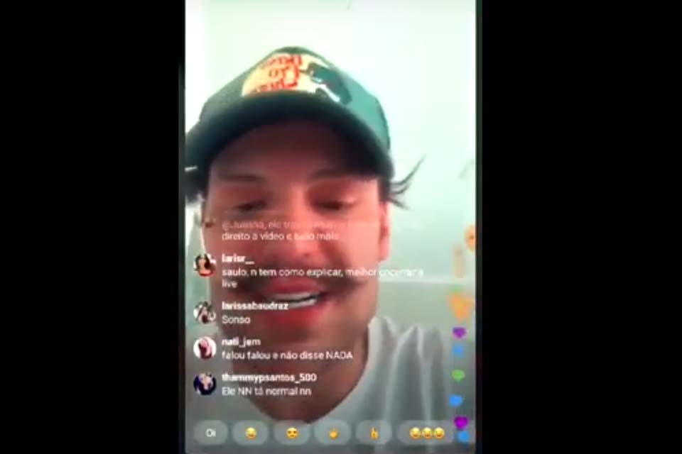 Vídeo - Saulo Poncio se pronuncia após imagens de suposta traição circularem na web