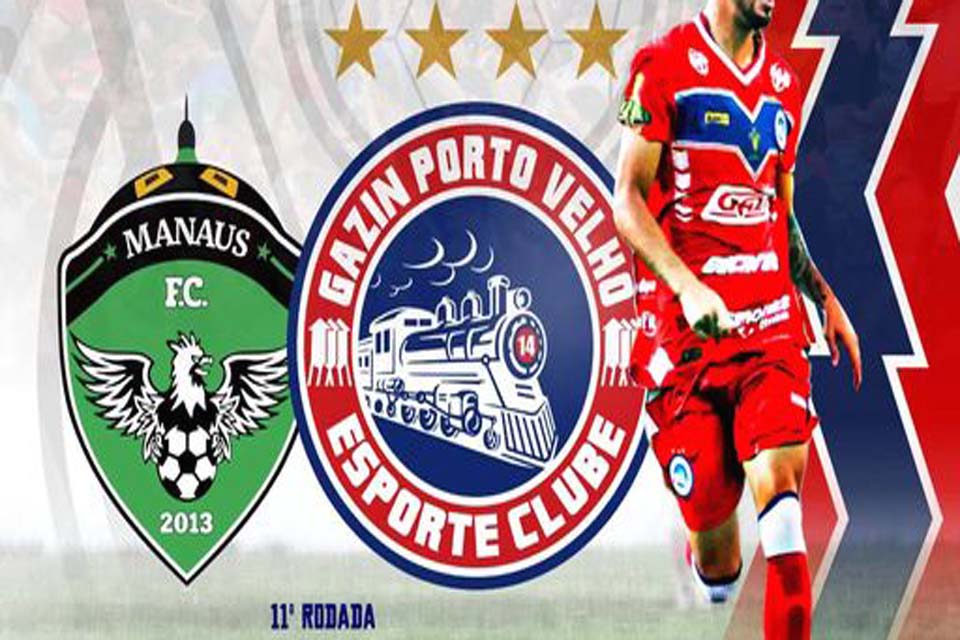 Gazin Porto Velho perde por 2 x 1 para o Manaus pelo Brasileirão Série D