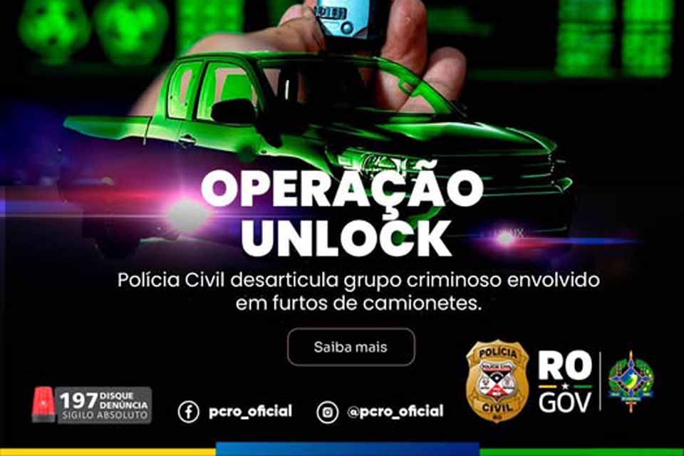 Polícia Civil deflagra Operação contra suspeitos de furto de caminhonetes de luxo