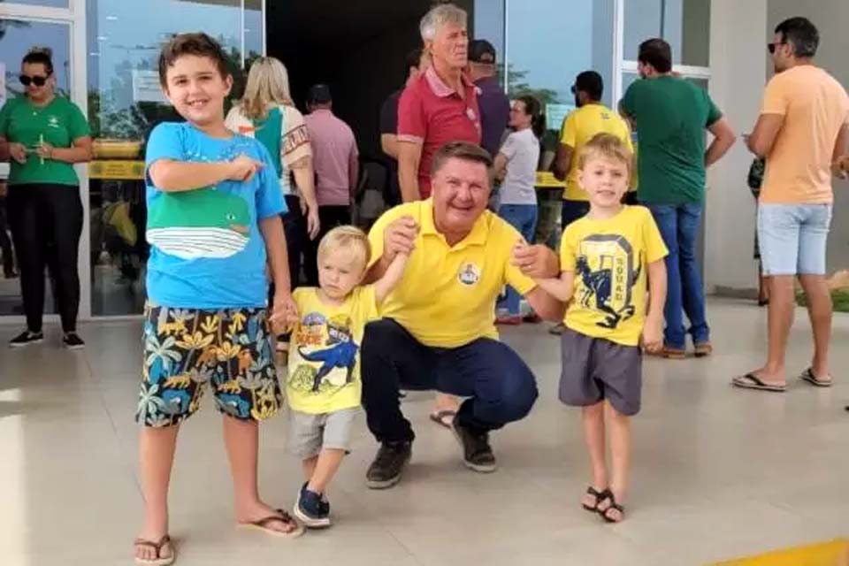 Padovani da Agricultura vota em Vilhena e afirma estar convicto que será o representante do Cone Sul na Câmara Federal