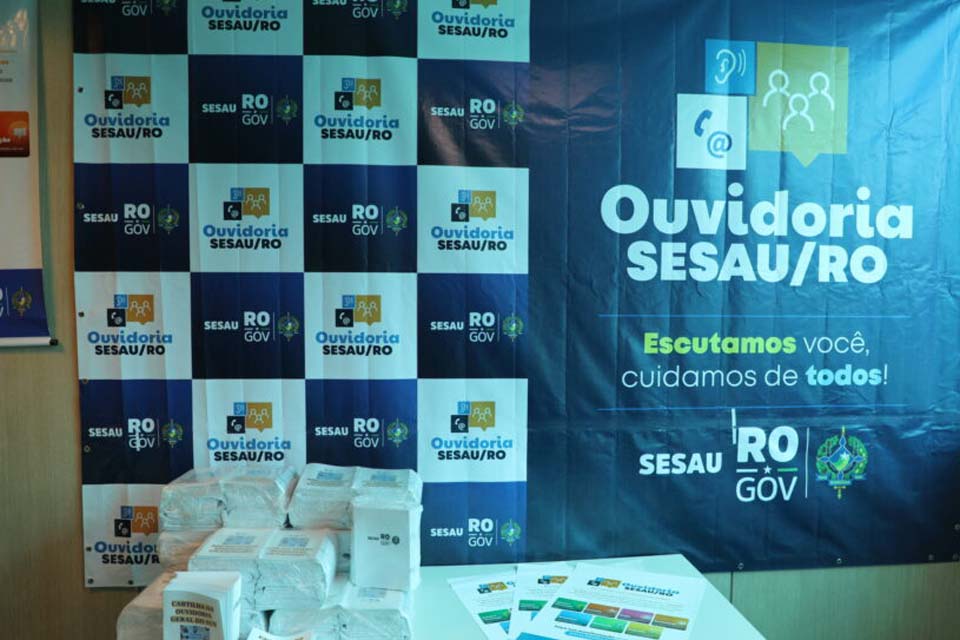 Unidades de saúde de Rondônia recebem cartilha da Ouvidoria do SUS