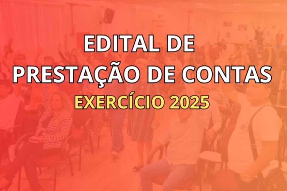 SINDSEF-RO convoca Assembleia Ordinária de Prestação de Contas exercício 2025