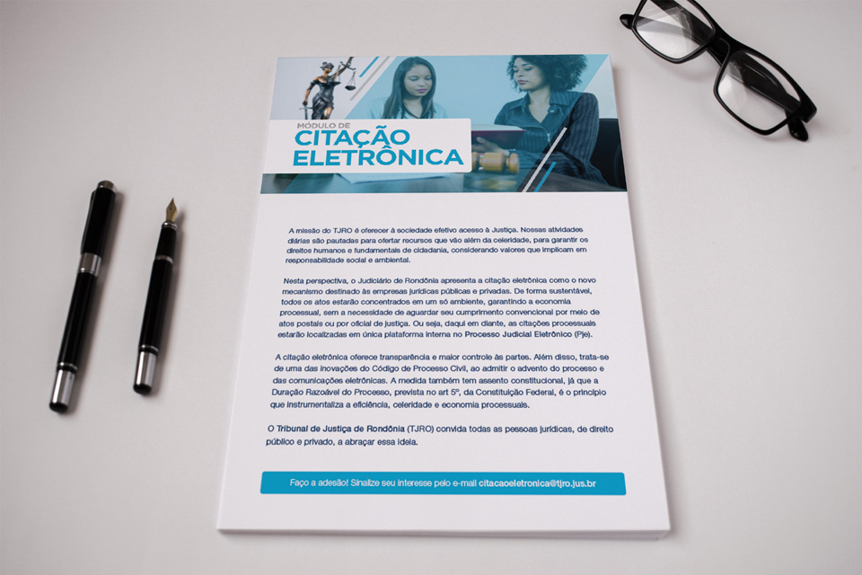 Gol Linhas Aéreas adere a projeto de citação eletrônica da Corregedoria do TJRO