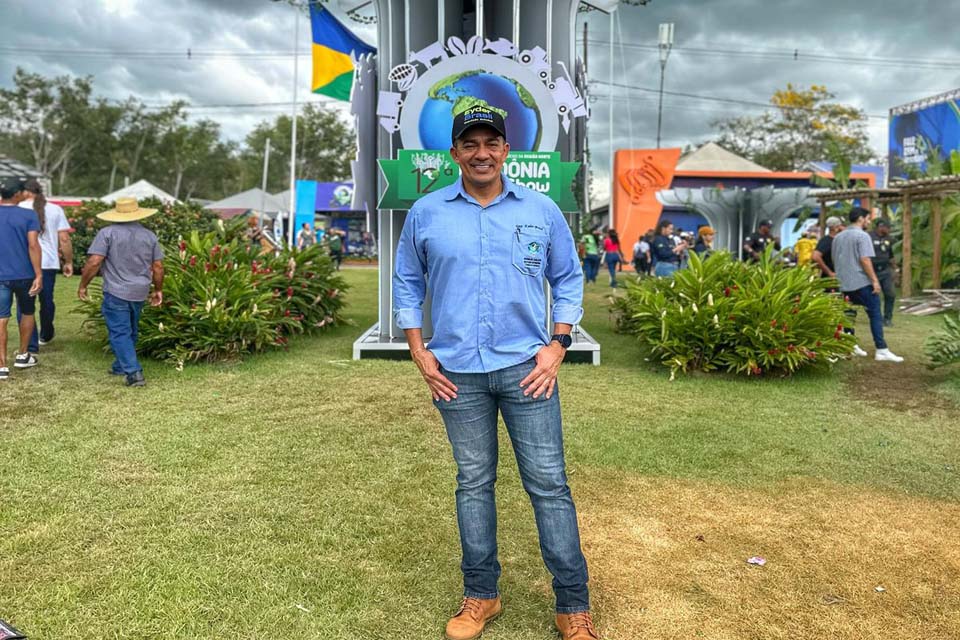 Eyder Brasil participa da 12ª Rondônia Rural Show e reforça compromisso com a agricultura familiar