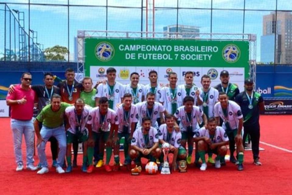 Equipe de Rondônia é vice-campeã no Brasileiro de Futebol 7 Society, em São Paulo