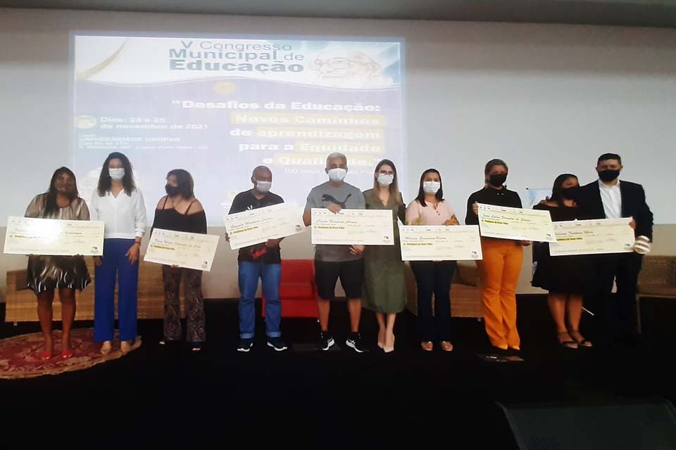 Vencedores do prêmio Boas Práticas são anunciados durante Congresso Municipal de Educação em Porto Velho