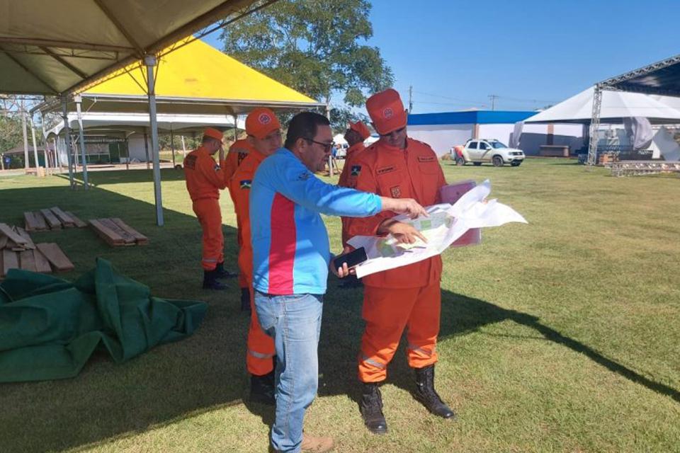 Corpo de Bombeiros faz vistoria técnica nos 250 lotes da 9ª edição da Rondônia Rural Show Internacional