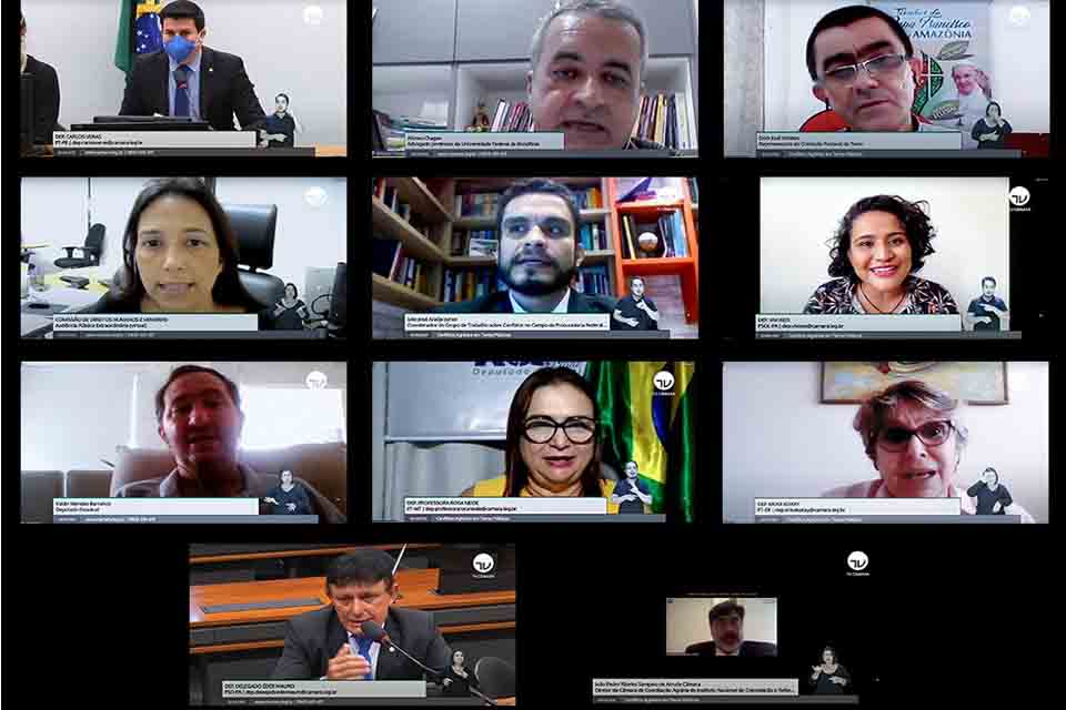 Audiência Pública debate conflitos agrários em terras públicas 