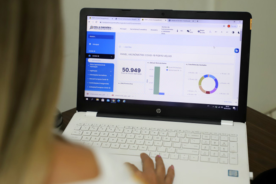Vacinômetro informa dados sobre a imunização contra a Covid-19 em Porto Velho; mais de 50 mil pessoas já foram imunizadas