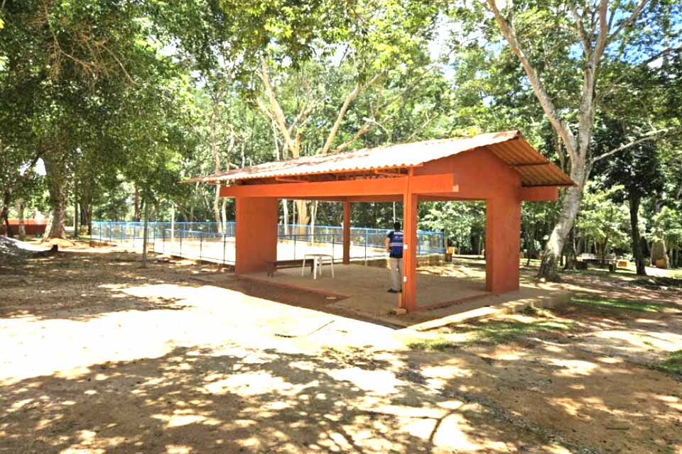 Reforma no Bosque Municipal de Ouro Preto do Oeste oferece mais opções de lazer e valoriza espaço público 