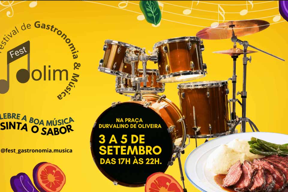 Rolim de Moura sediará o FEST Rolim, festival de gastronomia, música e cultura em setembro na Praça Durvalino 