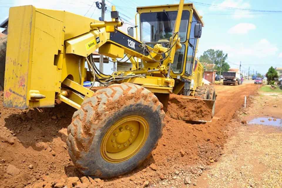 Prefeitura de Vilhena inicia primeira etapa de obras de asfalto no Jardim das Oliveiras