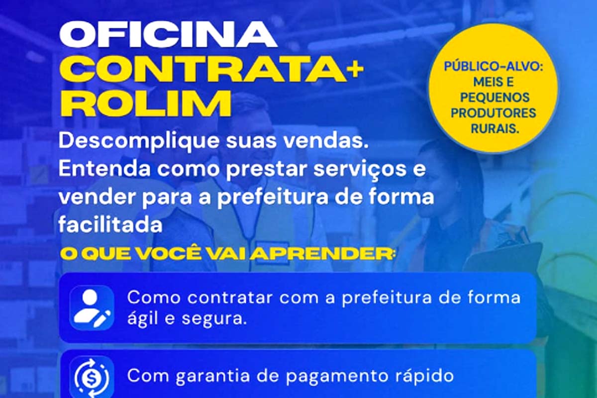 Oportunidade para MEIs e Produtores Rurais de Rolim de Moura