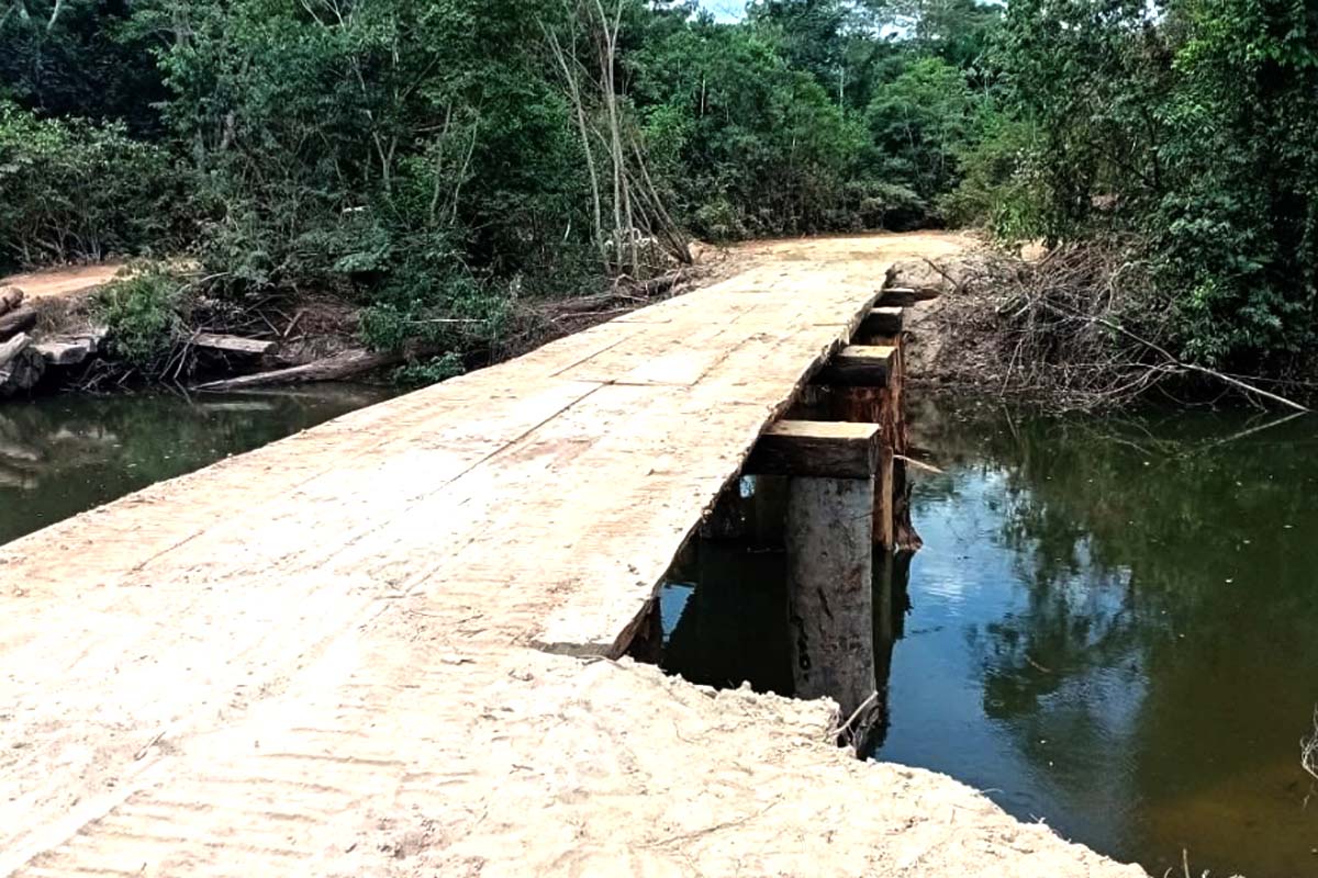 Mais uma ponte de grande porte é concluída no rio Pacarana