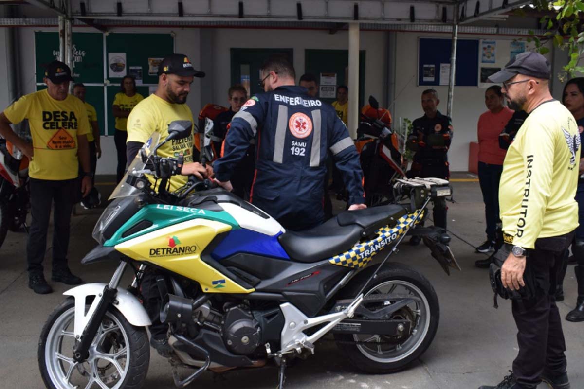 Capacitação prepara profissionais do Samu para atuação com motolâncias em Porto Velho