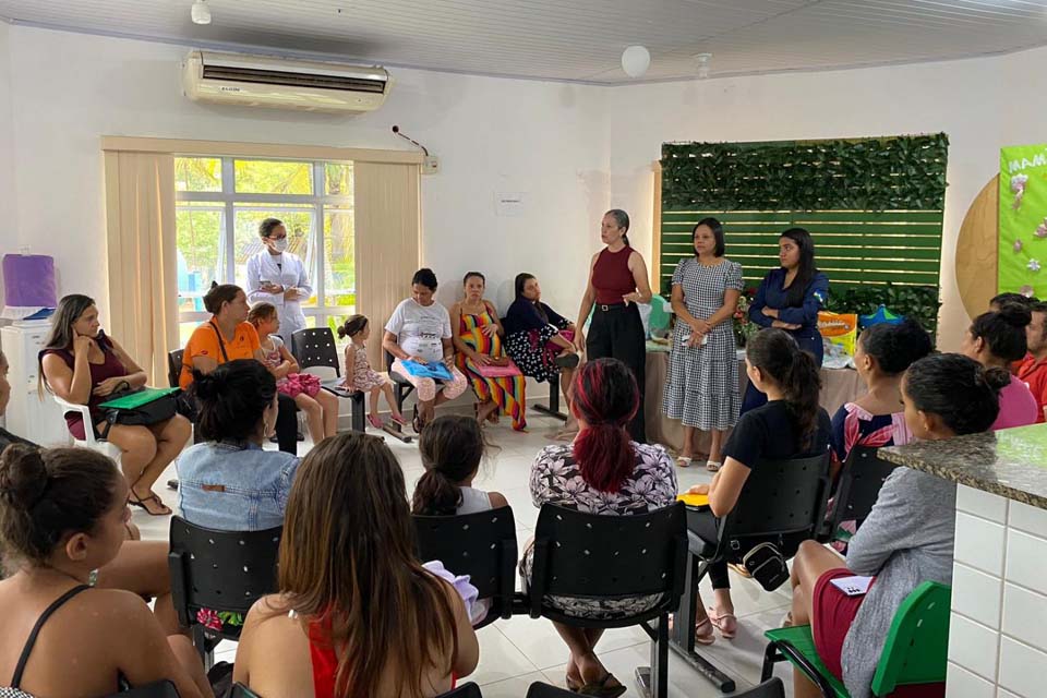 Secretaria de Desenvolvimento Social de Ariquemes realiza ação do “Programa Mamãe Cheguei”