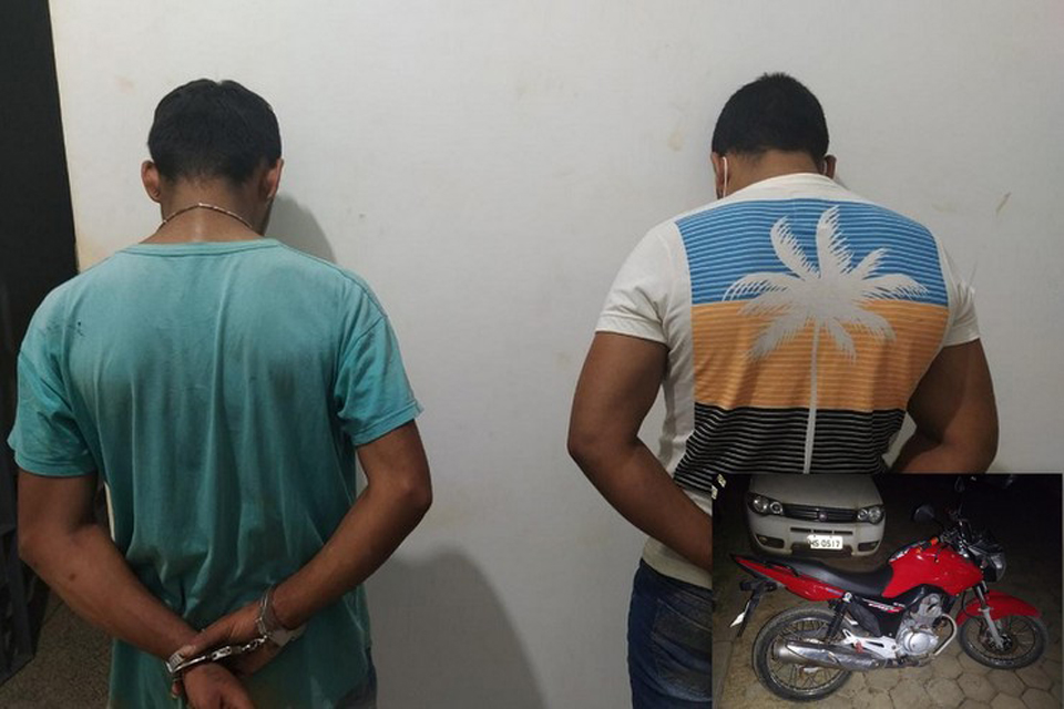 Dois homens são presos em Jaru com moto roubada em Machadinho