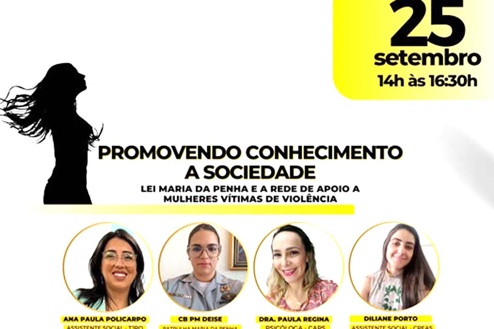 Prefeitura de Ouro Preto do Oeste promove mesa redonda sobre Lei Maria da Penha e Rede de apoio a mulheres vítimas de violência